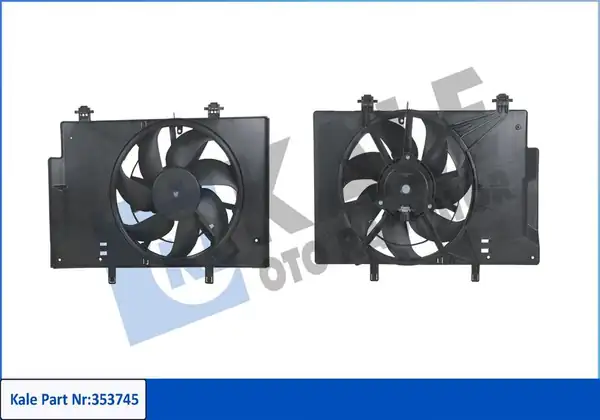KALE 353745 | Fan Motoru Komple Ford Transit Courier Courier 13 1 0 Ecoboost 1 6 TDCI Klimasız