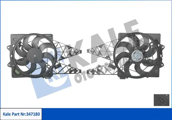KALE 347180 | Fan Motoru Davlumbaz Fiat Doblo III 1 6 2 0 JTD 08