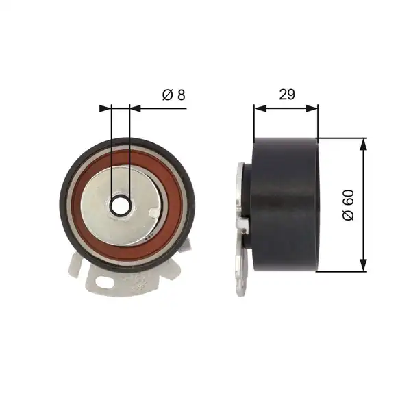 Gates T43068 Triger Gergisi Fiat Brava Bravo Doblo Marea Palio Albea Stilo 1 6 16v Delta II 96 99
