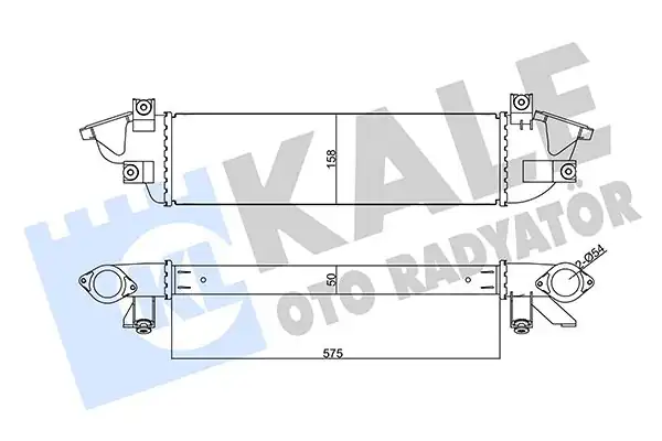 KALE 355670 | Turbo Radyatörü İntercooler Mitsubishi L200 Kk Kl 2 2 2 4 Dı D 15