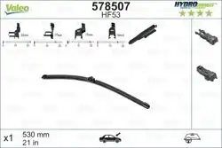 VALEO 578507 | Silecek Süpürgesi Ön Muz Tip 530mm Hydroconnect X1