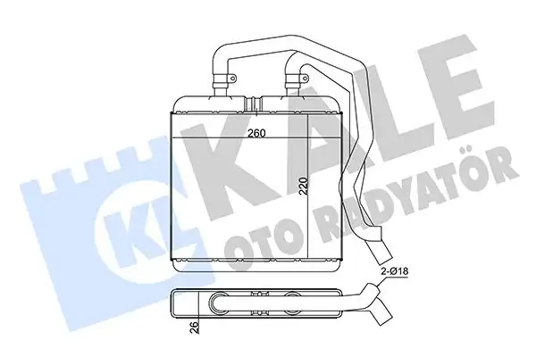 KALE 355285 | Kalorifer Radyatörü Iveco Daily II III 99 07