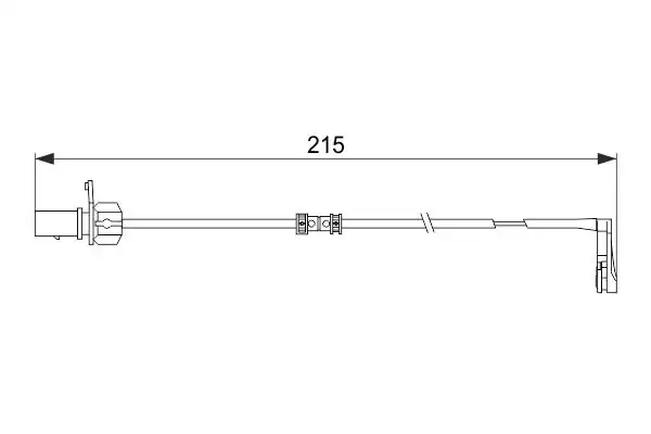 Bosch 1987474489 Fren Balata Kablosu Arka Audi A6 11 18 A7 11 18 A8 11