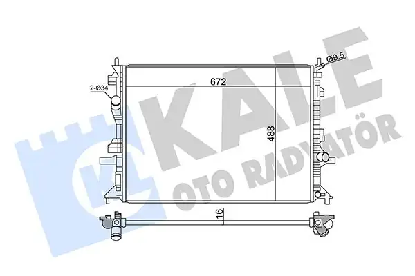 KALE 358980 | Ford Focus Su Radyatörü Otomatik 18 1 5 Ecoblue 1 0 Ecoboost