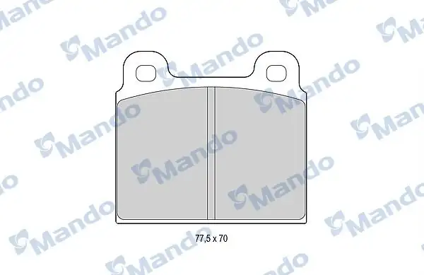 MANDO MBF015052 | Fren Balata Ön 66 72 S Seri 250s 280s SE SEL 300selkazkj