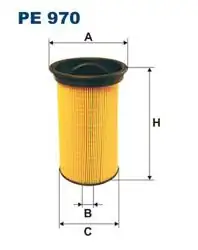 FILTRON PE970 | Mazot Filtresi BMW 3 Serisi E46 98-05 320D 330D M47 M57