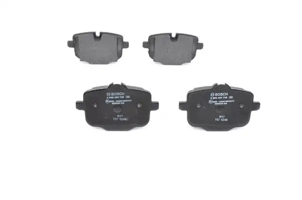 Bosch 0986494759 Fren Balata Arka Bmw F10 F11 F12 F13 F06 10 17