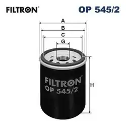 FILTRON OP545-2 | Yağ Filtresi Fiat Albea Doblo Palio Punto Idea Bravo Stilo Linea Egea 1.2-1.4