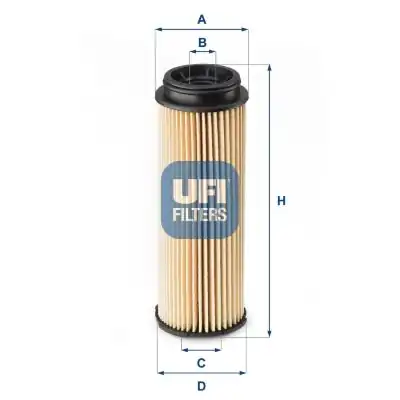 UFI 25-252-00 | Yağ Filtresi Bmw F20 F21 F30 F31 F34 F80 G11 G12 X3 X4 X5 Oe