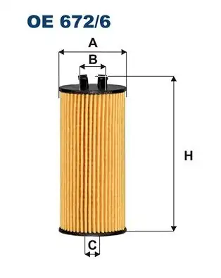 FILTRON OE672-6 | Yağ Filtresi Bmw B37 B38 B47 F45 F46 F48 F54 F55 F56 F57 F60 F39 Mini F56