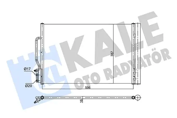 KALE 358710 | Klima Radyatörü Kondenser Opel Insignia B 17