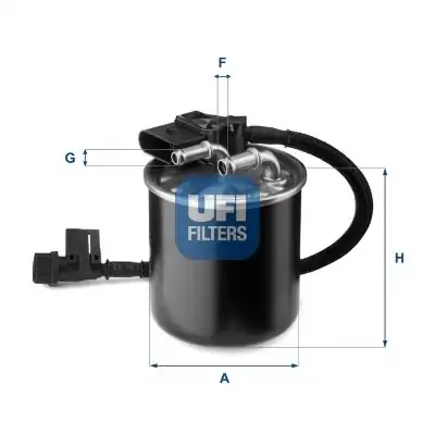 UFI 24-149-00 | Mazot Filtresi Sprinter W639 W447 Sensörlü