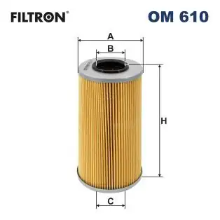 FILTRON OM610 | Yağ Filtresi Mercedes Sprinter Vito W124 W202 W210 W638 Om601 606 1996 2006