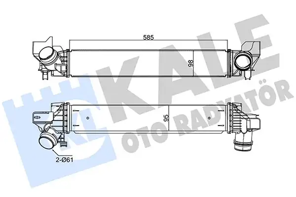 KALE 375760 | Turbo Radyatörü Bmw F40 F48 F39 Mini F54 F60