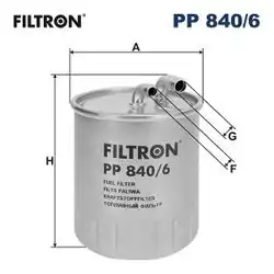 FILTRON PP840-6 | Mazot Filtresi Mercedes W203 W204 W211 W221 W639