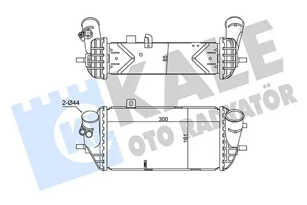 KALE 350785 | Hyundai Accent Blue İ20 İ30 Kia Ceed Rio 1 4 1 6 CRDI Turbo Radyatörü İntercooler 13 18