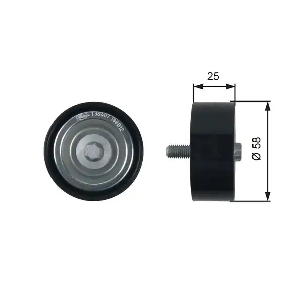 Gates T36407 V Kayış Gergisi Mercedes A Seri B Seri W169 W245 266