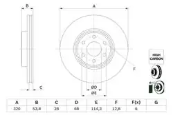 BOSCH 0986479H29 | Disk On (Ad) 18-X-Seri (470) | 2 Adet