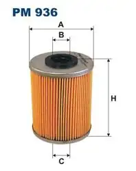 FILTRON PM936 | Mazot Filtresi Opel Astra G/H Corsa C Combo C 1.7 D Y17dt
