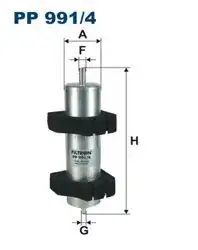 FILTRON PP991-4 | Mazot Filtresi 09-Q5 2.0 TDI-3.0Tdi