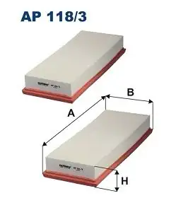 FILTRON AP118-3-2X | Hava Filtresi 01 12 C Seri W203 W204 S203 S204 E Seri W211 W212 S211 S212