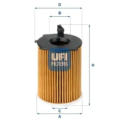 UFI 25-037-00 | Yağ Filtresi Ford Peugeot Citro N Toyota Mazda Volvo Bmw Fiat 1 4 1 6 Hdi 99