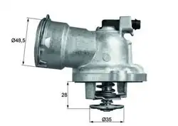MAHLE TM2887 | Termostat 87°C W203 W204 W211 W221 203 204 211 221 164