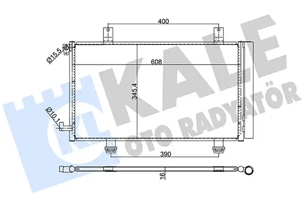 KALE 393900 | Klima Radyatörü Suzuki Sx4 Ey Gy 1 6 07 13 Fiat Sedıcı 06