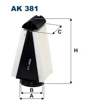 FILTRON AK381 | Hava Filtresi Mercedes X253 C253 W205 S205 C205 A205 14 19