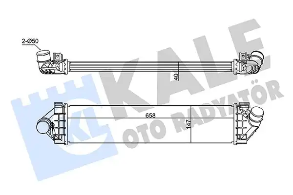 KALE 355015 | Turbo Radyatörü İntercooler Focus II III C Max Mondeo S Max 1 6 2 0 TDCI 04