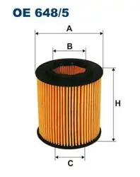 FILTRON OE648-5 | Yağ Filtresi Fiat Grande Punto 1.9 MTJ / Opel Astra H – Vectra C – Signum – Zafira B 1.9 CDTI