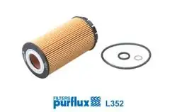 PURFLUX L352 | Yağ Filtresi 01-07 Elantra-Santa Fe 2.0Crdi 05-Ka.Sportage 2.0Crdi Eleman Tip