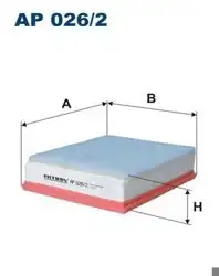 FILTRON AP026-2 | Hava Filtresi 13-1-Seri (F20-F21) 2-Seri (F22-F23) 3-Seri (F30-F31)