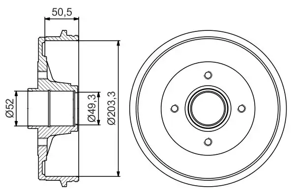 Bosch 0986477210 Fren Kampanası Renault Clio II Logan Thalia Sandero Megane