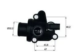 MAHLE TI1287 | Termostat 87°C Mercedes M166 W168-W414 Vaneo 97-06