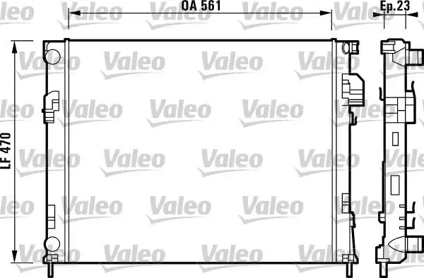 Valeo 732853 Radyatör Renault Trafic II Opel Vivaro 1 9d dCi F4r Klimalı 01 02