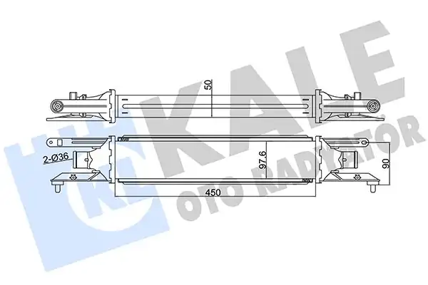 KALE 345400 | Turbo Radyatörü İntercooler Fiat Grande Punto Punto Evo Alfa Romeo Mıto 1 3 Mjet 05 12
