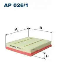 FILTRON AP026-1 | Hava Filtresi 11-1-Seri (F20-F21) 3-Seri (F30-F31)