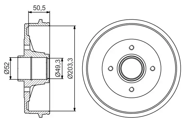 BOSCH 0986477211 | Kampana (Ad) 05-Logan 09-Sandero 1.4 1.6 | 2 Adet