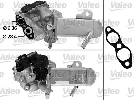 Valeo 700451 Egr Valfi 10 308 407 508 3008 C4 C5 Exp Jumpy 2 0hdi Citroen C5 2 0 10 2009
