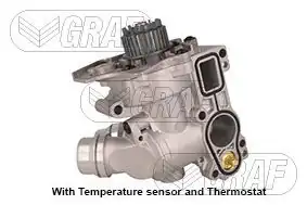 GRAF PA1359 | Devirdaim Gövde Termostat VW Golf V VI Jetta Passat Audi A3 A4 1 8 TFSI 2 0 TFSI