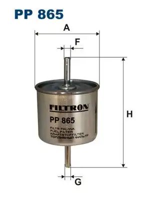 FILTRON PP865 | Benzin Filtresi Ford Escort Fiesta Mondeo Ka Puma 90 99