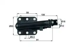 MAHLE TO582 | Termostat BMW E60 61 63 64 65 66 67 M54 N52 N62 N73 01-11 82°C