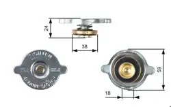GATES RC115 | Radyatör Kapağı Micra Benzinli 86-92