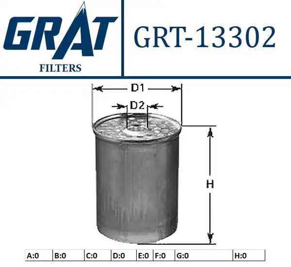 GRAT 13302 | Yakıt Filtresi Citroen Jumper Peugeot Boxer 2 5d 2 5 TD 94 02