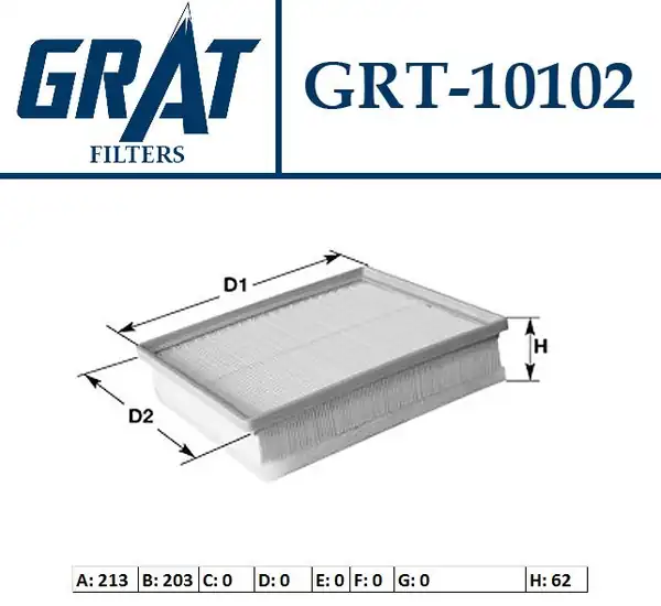 GRAT 10102 | Hava Filtresi Fiat Doblo Punto Linea Alfa Romeo Mıto 1 4 1 9 Opel Combo Corsa D 1 0 1 7