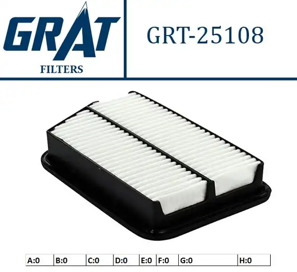 GRAT 25108 | Hava Filtresi Chevrolet Rezzo 1 6 05
