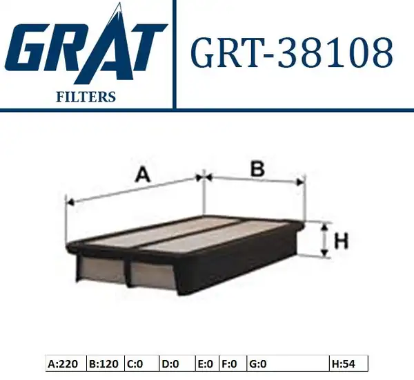 GRAT 38108 | Hava Filtresi Kia Picanto 04 11 Dizel