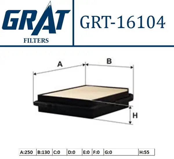GRAT 16104 | Hava Filtresi Hyundai İ20 08 11 İx20 12 Kia Soul 09 12 Venga 11 12
