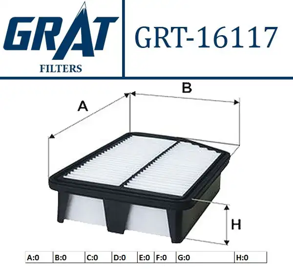 GRAT 16117 | Hava Filtresi Hyundai İx35 11 12 Kia Sportage 11 12
